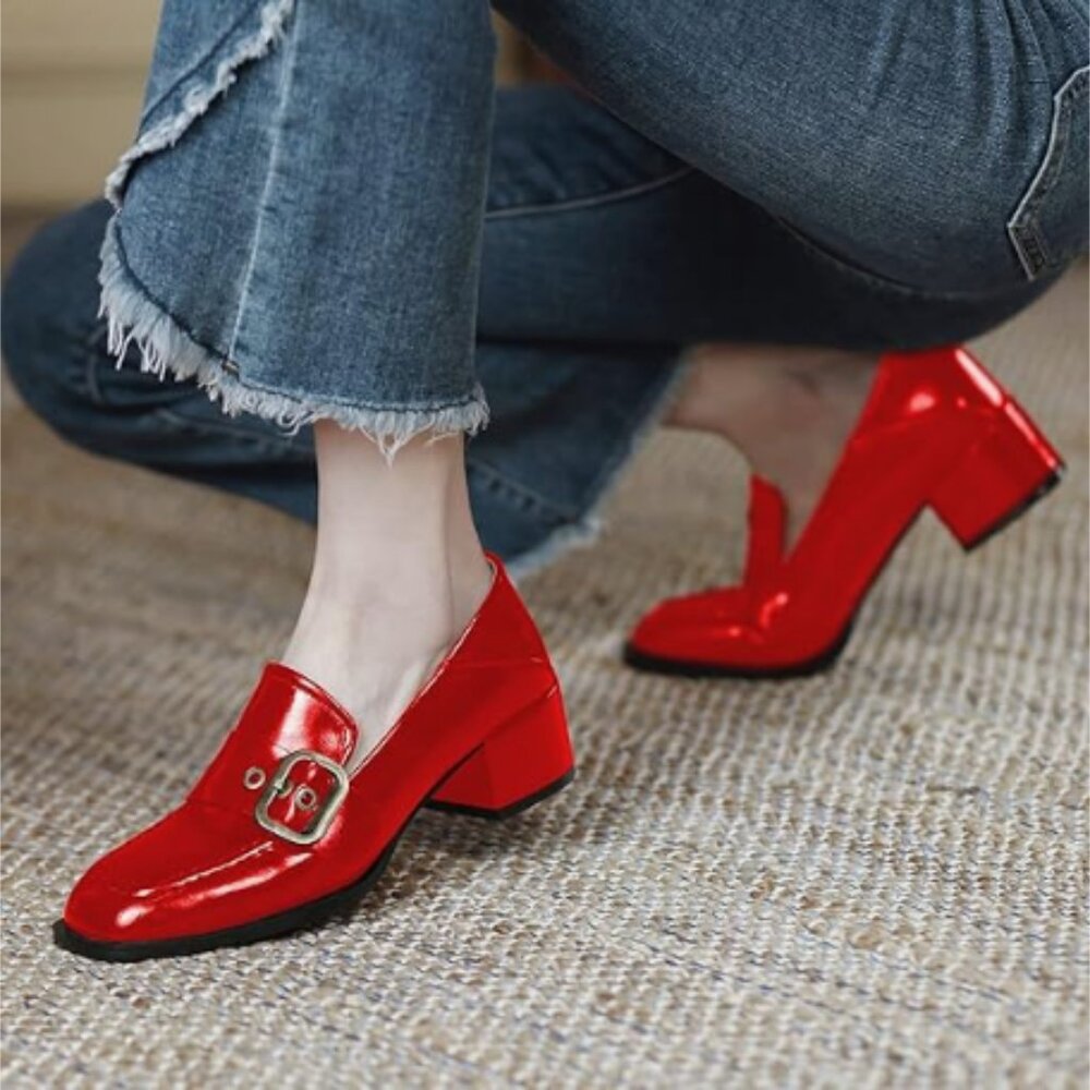 YDN Red Patent Leather Heels